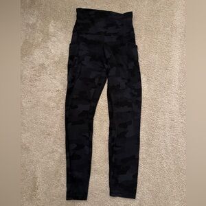 Lululemon camo leggings 25 inch inseam